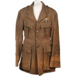 Rare WW1 British Royal Naval Air Service Tunic To Ace Pilot, A J Enstone, DSC, DFC.