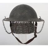 Rare WW1, Great War British Cruise Visor Helmet, Mk.1.