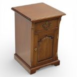 Georgian design mahogany bedside cabinet