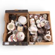 Collection of ceramics and metalware