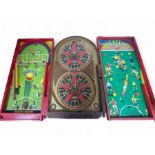 Linstrom's Cold Star tinplate bagatelle board