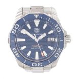 Tag Heuer Aquaracer gentleman's stainless steel automatic wristwatch
