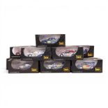 Twelve IXO Models 1:43 scale diecast model rally cars