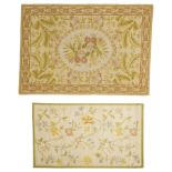 Two tapestries (Green 155cm