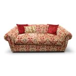 Tetrad - grande two seat 'Elgar' sofa of traditional Chesterfield shape with rolled arms