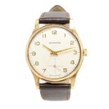 Garrard gentleman's 9ct gold manual wind wristwatch