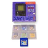 Nintendo Gameboy handheld game console in black
