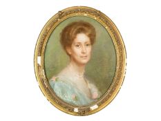 Georgina Agnes BRACKENBURY (1865-1949) Suffragette interest. Sketch For Miniature (1907)