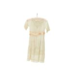 A girl's dress, circa 1900.