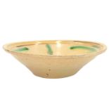 A Talavera or Puente del Arzobispo pottery bowl.