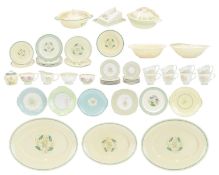A large collection of Susie Cooper ceramics.