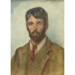 Henry Scott TUKE (1858-1929) Portrait of Lamorna Birch (1905)