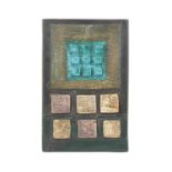 A Troika calculator plaque, by Sylvia Vallance.