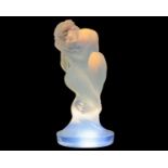 Serene, a Rene Lalique opalescent glass car mascot.