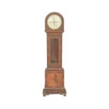 A mahogany regulator longcase clock.