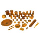 A collection of Mauchline Ware.