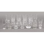 Masonic, 11 various firing glasses for Circle of Sussex Lodge no. 7906, 4 other firing glasses and 2