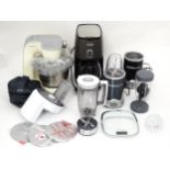A quantity of assorted kitchen appliances / electricals to include a DeLonghi coffee percolator,