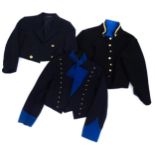Militaria: three children's Victorian style Royal Navy dress tunics, each approximately 30" chest (