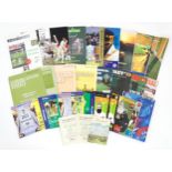 A quantity of assorted Cricket and Tennis programmes, to include Wimbledon 1988 (8th Day), 1980 (