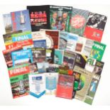 A quantity of domestic cup competition football programmes, to include the F.A. Challenge Cup semi-