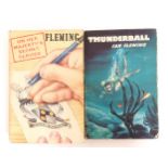Books: Two James Bond books comprising Thunderball, by Ian Fleming. Published by The Book Club,