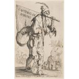 Callot (Jacques, 1592-1635). Les Gueux frontispiece, 1st state, engraving, and others