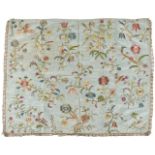 Embroidered Panel. A needlework panel, English, 18th century