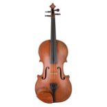 Yeats Family Violin. Labelled D. Nicolas Ainé Mirecourt', full size, c. 1810-20
