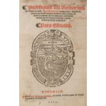Breviary, Use of Sarum. Portiforium seu breviarium ab usum ecclesie Sarisburiensis, 1557