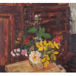 JEAN ESME OREGON COOKE RA (1927-2008) Still life of assorted flowers in a vase