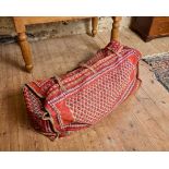 AN ANTIQUE TURKISH CARPET BAG