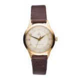 TUDOR ROYAL: A 9CT GOLD WRISTWATCH