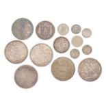 THREE QUEEN VICTORIA SILVER CROWNS