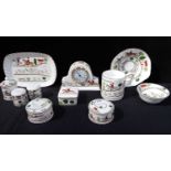 A GROUP OF WEDGWOOD/COALPORT HUNTING SCENES ITEMS