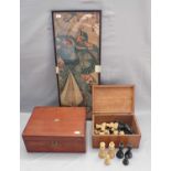 A VICTORIAN MAHOGANY WRITING SLOPE