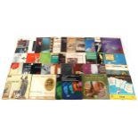 A collection of classical vinyl LP records including Brahms Symphony No. 2 in D Major by The Hallé