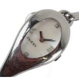 Gucci, a ladies stainless steel Gucci 103 wristwatch, the case numbered 11062674.