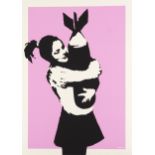 BANKSY (b.1974) - Bomb Hugger, a limited edition 'The West Country' print, 189/500, unframed, 70cm x