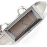 Gucci, a ladies stainless steel Gucci 127.5 quartz wristwatch, the case numbered 13215179, the
