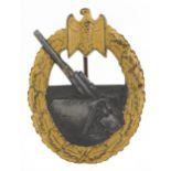 German military interest Kriegsmarine Coastal Artillery style badge.
