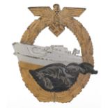 German military interest Kriegsmarine E Boat style badge.