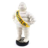 White metal advertising figure of a Michelin Man, 39cm high.