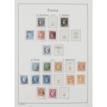 Good comprehensive collection of 19th century and later French stamps in mint and used condition,