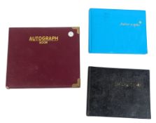 AUTOGRAPH ALBUMS - VARIOUS AUTOGRAPHS