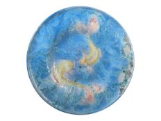 LISE B. MOORCROFT - 1990 - LUSTRE GLAZED CERAMIC FISH CHARGER