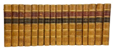 AINSWORTH, W. HARRISON: THE WORKS OF W. HARRISON AINSWORTH, IN 16 VOLUMES