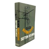 DELMER, SEFTON: 1962 BLACK BOOMERANG, FIRST EDITION, SCARCE