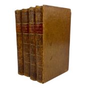 WITHERING, WILLIAM: 1796 AN ARRANGEMENT OF BRITISH PLANTS, 4VOLS, ILLUSTRATED