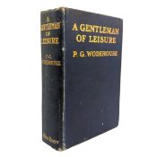 WODEHOUSE, P. G. 1910 A GENTLEMAN OF LEISURE: FIRST UK EDITION